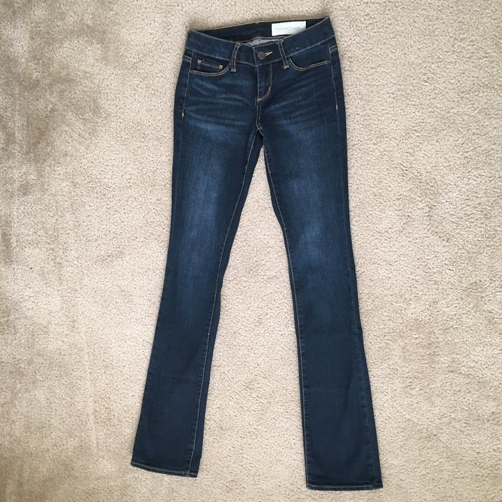 Treasure & Bond MiniBoot Fit Sz 24 x 32 Dark Wash Jeans